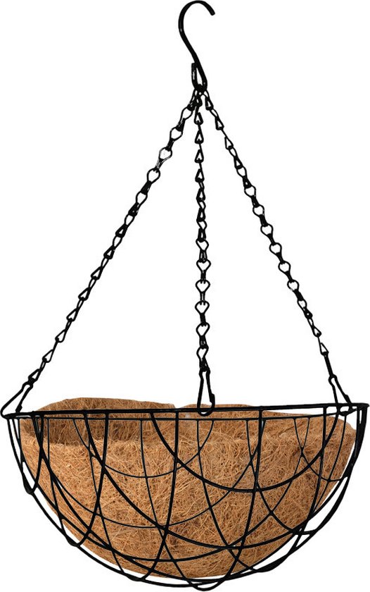 Feuille d'incrustation de Kokos Panier suspendu 25 cm