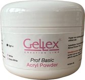 Gellex - Prof Basic acryl poeder white 70g - Acryl nagels