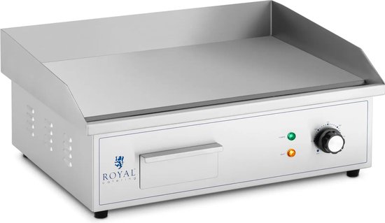 Royal Catering Elektrische grillplaat - 530 x 350 mm - royal_catering - 2 - 3.000 W - Royal Catering