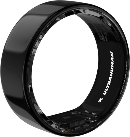 Ultrahuman Ring Air - Aster Black - Ringmaat 12 - Smart Ring - Slaap Tracking - Hartslag & Temperatuur Monitoring, Volg Slaap, Beweging & Herstel