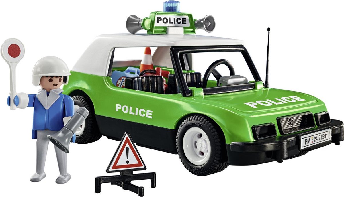 PLAYMOBIL Action Heroes - 50 Year Anniversary Klassieke Politie auto - 71591 — afbeelding 2