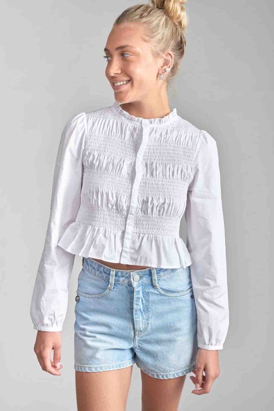 Le Temps des Cerises - Blouse - White - Maat 140