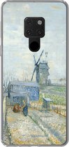 Geschikt voor Huawei P40 Lite hoesje - Montmartre: molens en moestuinen - Vincent van Gogh - Siliconen Telefoonhoesje