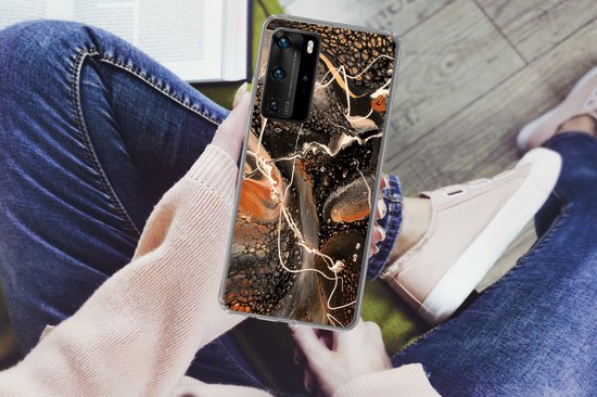 Coque Huawei P40 Pro - Peinture - Design - Abstrait - Coque de téléphone en Siliconen