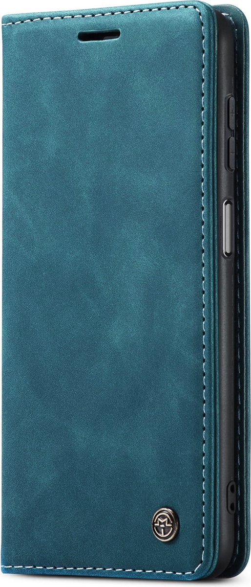 CaseMe - Slim Bookcover hoesje Samsung Galaxy A24 - Blauw
