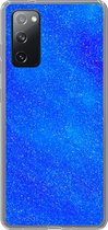 Geschikt voor Samsung Galaxy S20 FE hoesje - Blauw - Abstract - Design - Siliconen Telefoonhoesje