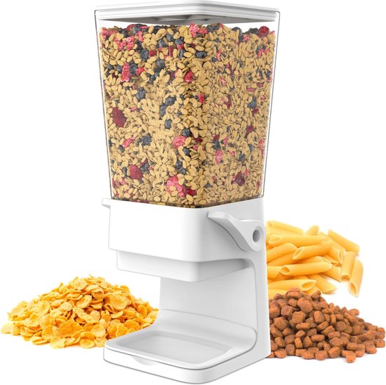 Rijst Dispenser - 5 liter volume - Voedsel opbergdoos - Voorraadbussen - Food Dispenser - Dispenser cornflakes - Merkloos