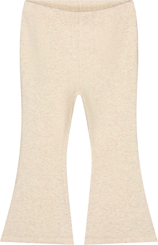 Prénatal peuter broek - Meisjes - Light Brown Melange - Maat 116