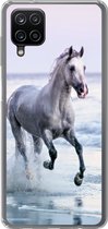 Coque Samsung Galaxy A12 - Cheval - Ciel - Mer - Siliconen