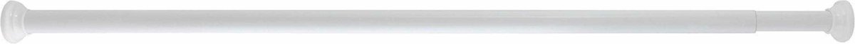 SPIRELLA douchegordijnstang DECOR - diam. 25mm - 75 tot 125 cm - wit