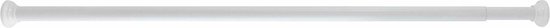 SPIRELLA douchegordijnstang DECOR - diam. 25mm - 75 tot 125 cm - wit