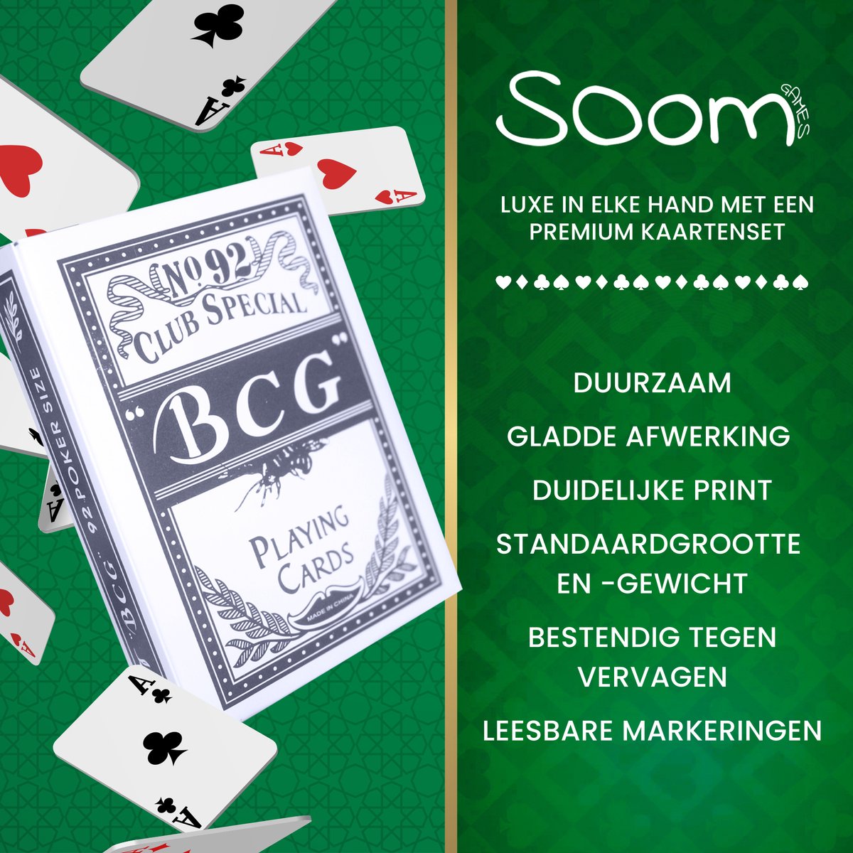 Texas Hold'em met 110 chips voor 2-5 spelers - Compact van Soom Games — cadeau in Spellen & Speelgoed - foto 5