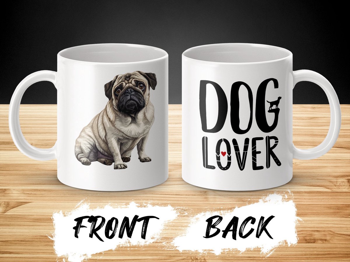 Mok Pug dog hond/ dog lover