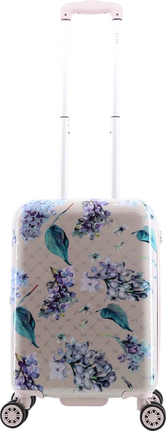 ELLE Harde Koffer / Trolley / Reiskoffer - 55 cm (S) - Floret - Lilac