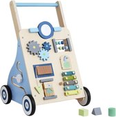 Loopwagen Baby – Loopstoel Baby Voor Leren Lopen – Educatief Speelgoed – Loopstoeltje Baby – Ontwikkeling – Hout - 30 x 35 x 54 CM