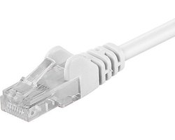 Wentronic CAT5E Netwerkkabel - RJ45 - Wit - 0.25 m