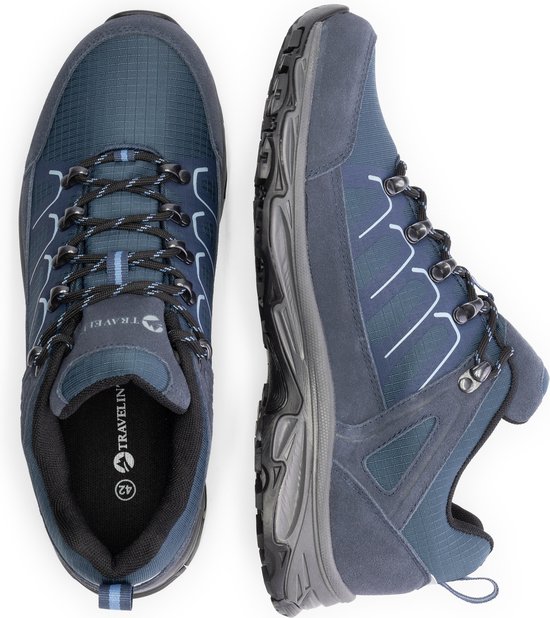Travelin' Bogense - Chaussures de randonnée basses homme - Imperméables et respirantes - Blauw - Taille 45