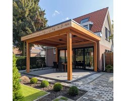 Houten Veranda - Douglas - 300 x 300 cm