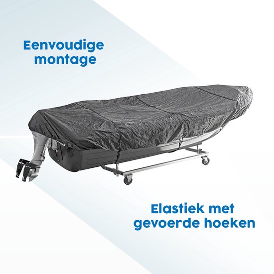 Bootzeil Bootzeil, 518-579 Cm Dekzeil Opblaasbare Boot 600D Oxford Stof Bootzeil Met Opbergtas 435 X 300 Mm Vissersboot Bootzeil Grijs P 010805757331