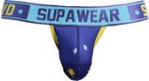 Supawear Sprint Jockstrap Blue Lightning - MAAT M - Heren Ondergoed - Jockstrap voor Man - Mannen Jock