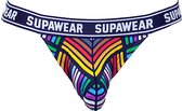 Supawear POW Jockstrap Rainbow - MAAT S - Heren Ondergoed - Jockstrap voor Man - Mannen Jock