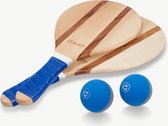 Ubergames - Frescoball Premium Bat & Bal Set - Brazilië - Wereldspel Strand - Veld en Pleinspel - Top Kwaliteit - Complete Set - Geleverd met Luxe Tas