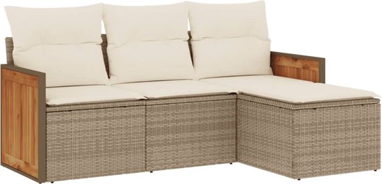 vidaXL-4-delige-Loungeset-met-kussens-poly-rattan-beige