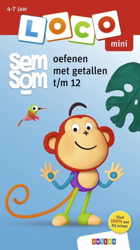 Loco Mini - Loco mini semsom oefenen met getallen t/m 12 - cover