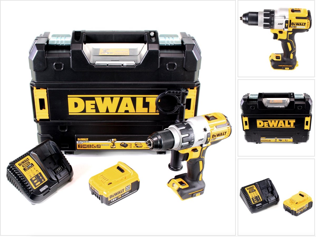 DeWalt DCD 996 M1 accu klopboormachine 18 V 95 Nm borstelloos + 1x accu 4.0 Ah + lader + TSTAK
