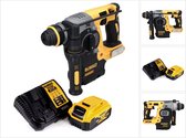 DeWalt DCH 273 P1 accu combihamer 18 V 2.1 J SDS Plus borstelloos + 1x oplaadbare accu 5.0 Ah + lader