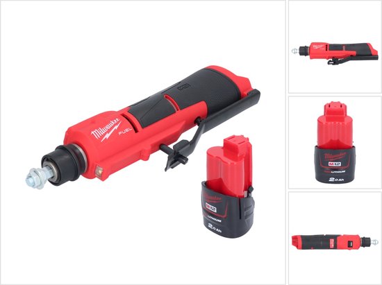 Milwaukee M12 FTB-201 Accu bandenkrabber 12 V 7/16" Hex Brushless + 1x oplaadbare batterij 2.0 Ah - zonder oplader