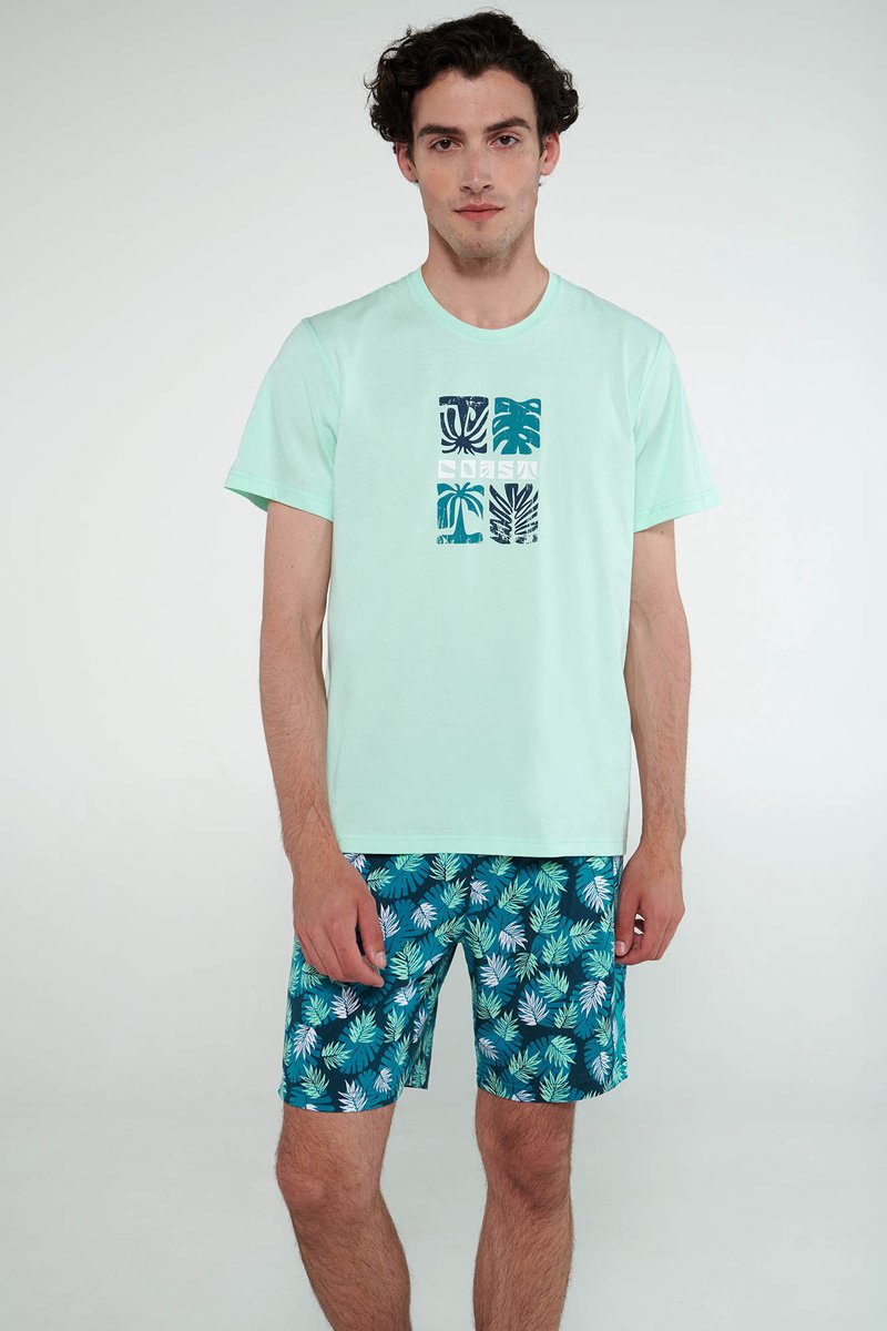 Vamp Heren Pyjama Groen XL