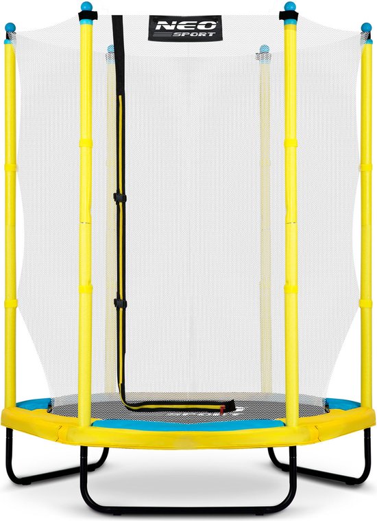 Kindertrampoline 140 cm - 4,5ft - geel groen