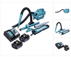 Makita DCL 184 RF snoerloze stofzuiger 18 V 54 mbar 0,5 l + 2x oplaadbare accu 3,0 Ah + lader