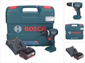 Bosch GSB 18V-45 Professional Perceuse à percussion sans fil 18 V 45 Nm sans balais + 1 batterie 5,0 Ah + chargeur + L-Case