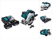 Bol.com Makita DSS 610 RM accu cirkelzaag 18 V 165 mm + 2x accu 4.0 Ah + lader aanbieding