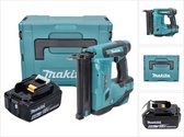 Makita DBN 500 G1J accu staande spijkermachine 18 V 15-50 mm + 1x accu 6.0 Ah + Makpac - zonder lader