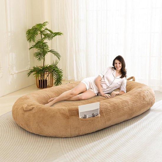 Human Dogbed - Hondenbed voor Mensen - Mensen en Huisdieren - Slaapbed - Zitzak - Zitzakbed