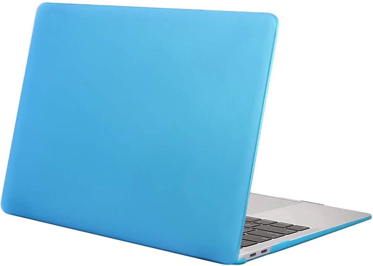 Laptopcover - Geschikt voor MacBook Pro 13 inch - Case - Cover - Hardcase - A1706/A1708/A2338/A2686 (M1,M2,Touchbar, 2016-2022) - Kristal Blauw