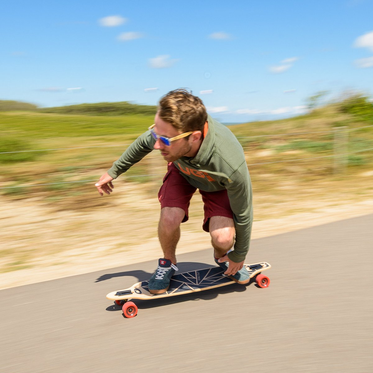 Osprey Shapes 39" Twin Tip Longboard - Drop-Through Trucks - ABEC 9 — afbeelding 10
