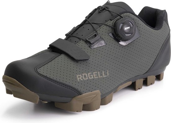 Rogelli R-400x MTB Schoenen Heren en Dames - Fietsschoenen Mountainbike - Groen - Maat 45