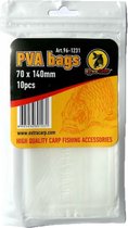 EXC PVA Bags Small - 70x140mm - 10 pièces - Sacs PVA Pêche de la carpe - La pêche