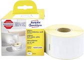Avery-Zweckform Rol met etiketten Compatibel vervangt DYMO, Seiko 99012, S0722400 89 x 36 mm Papier Wit 260 stuk(s) Per