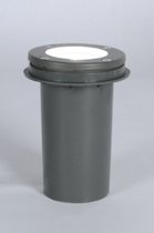 Lumidora Inbouwspot 70520 - NOVI - GU10 - Zwart - Grijs - Antraciet donkergrijs - Metaal - Buitenlamp - IP67 - ⌀ 11 cm