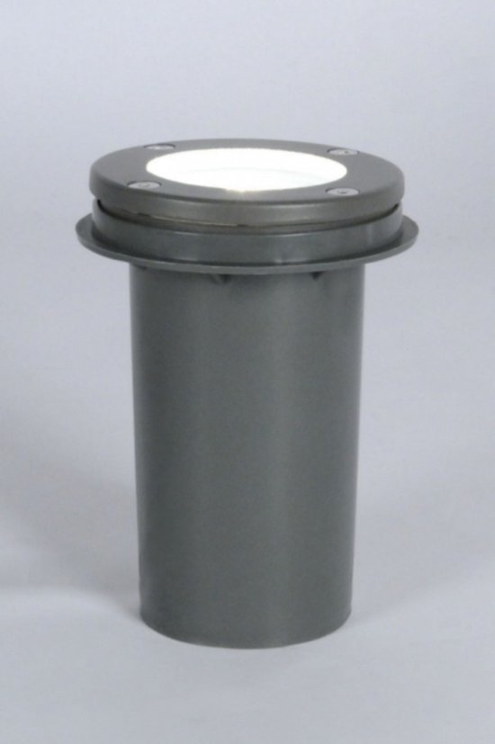 Lumidora Inbouwspot 70520 - NOVI - GU10 - Zwart - Grijs - Antraciet donkergrijs - Metaal - Buitenlamp - IP67 - ⌀ 11 cm