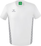 Erima Essential Team T-Shirt Kinderen - Wit / Monument Grey | Maat: 152
