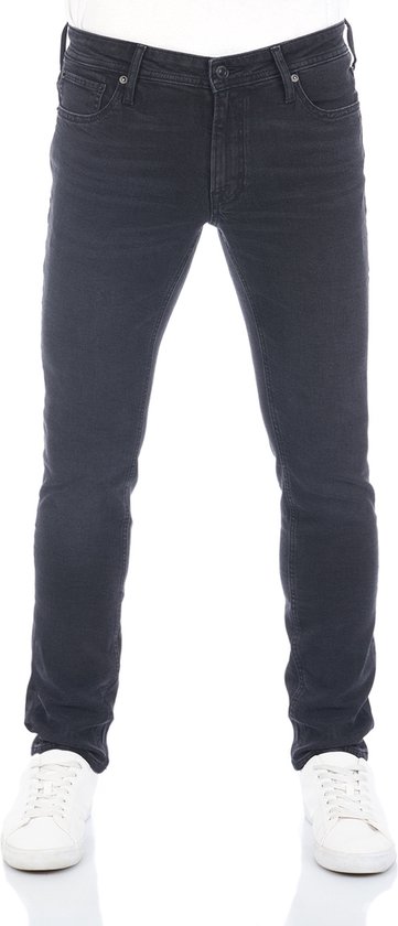 Jack & Jones Heren Jeans Broeken JJIGLENN slim Fit Zwart 31W / 32L Volwassenen Denim Jeansbroek