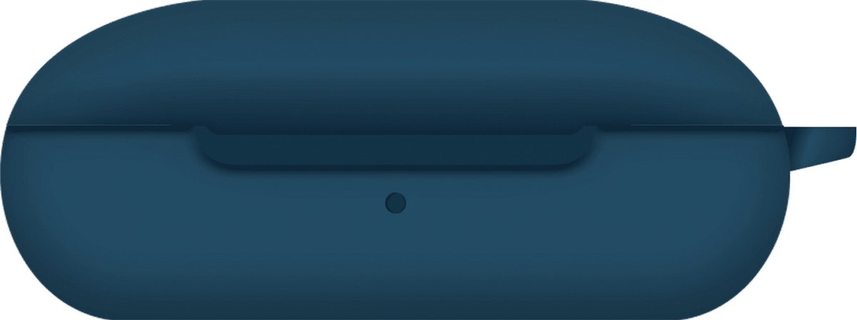 Telefoonglaasje Headset Hoesje - Geschikt voor Samsung Galaxy Buds Plus - Siliconen - Donker Blauw - Beschermhoes - Case