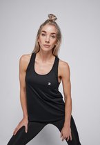 Redmax Sporttop Dames - Sportkleding - Geschikt voor Fitness en Yoga - Dry Cool - Lange Mouw - Zwart - L