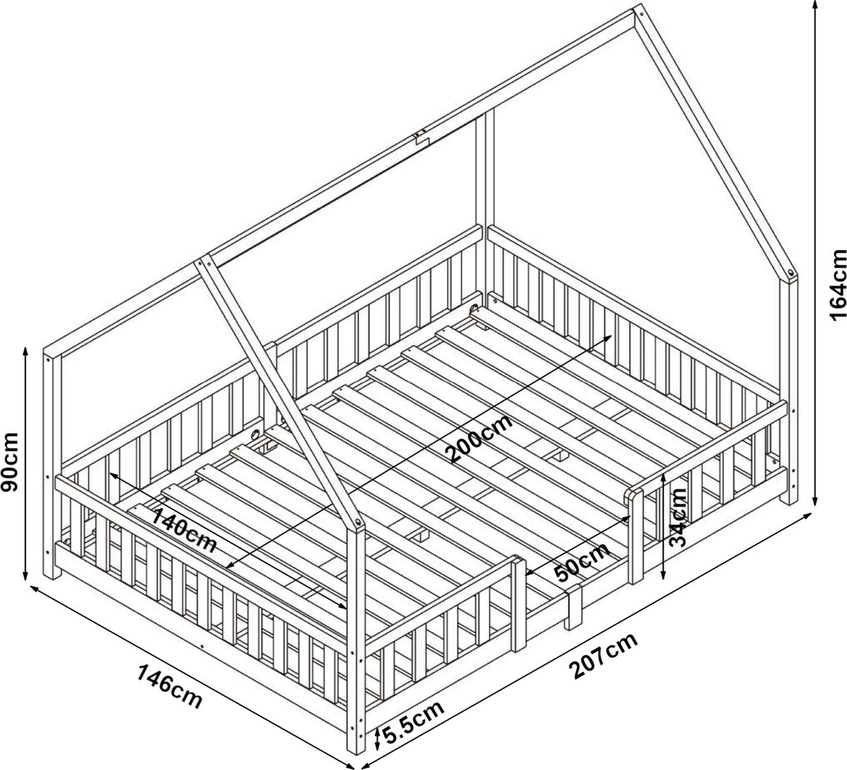 Kinderbed Kinderbed Sisimiut Kinderbed - afbeelding 4